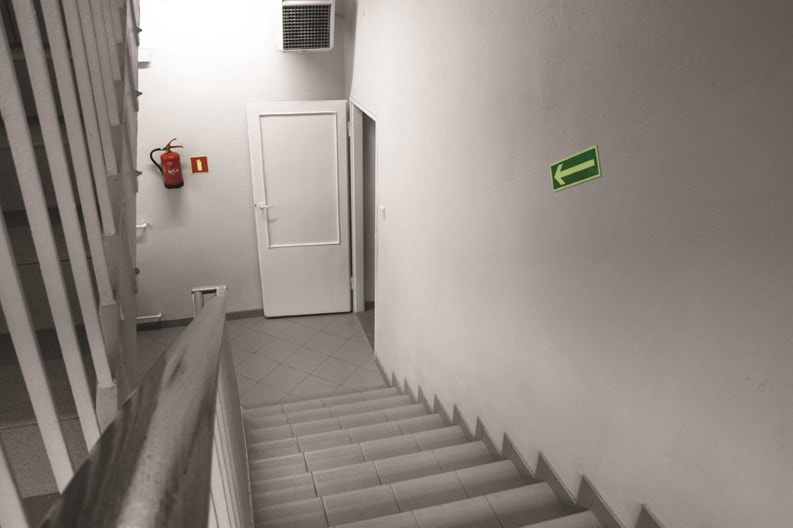 Brandsikring sikrer trappeopgange mod utilsigtede brande